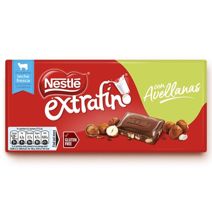Nestle Chocolate Extrafino ao Leite Avela 123g