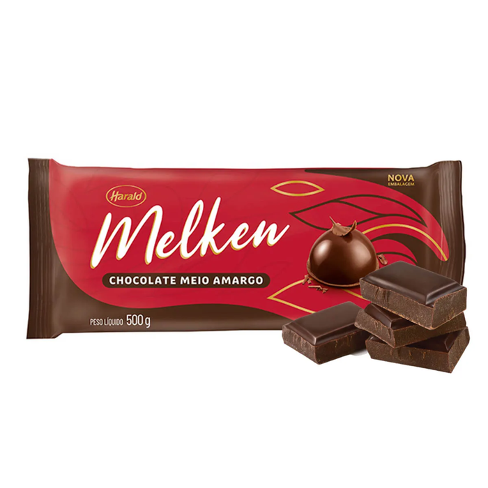 Harald Melken Chocolate Meio Amargo 500g