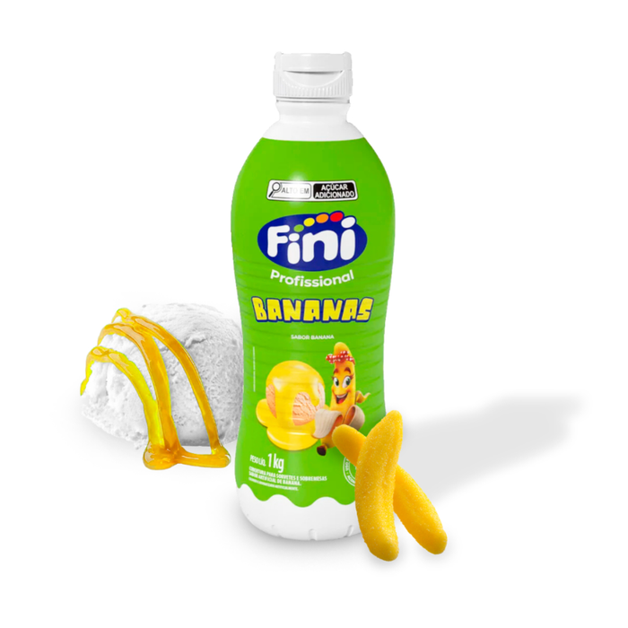 Fini Calda p/ Sorvete Sabor Banana 190g