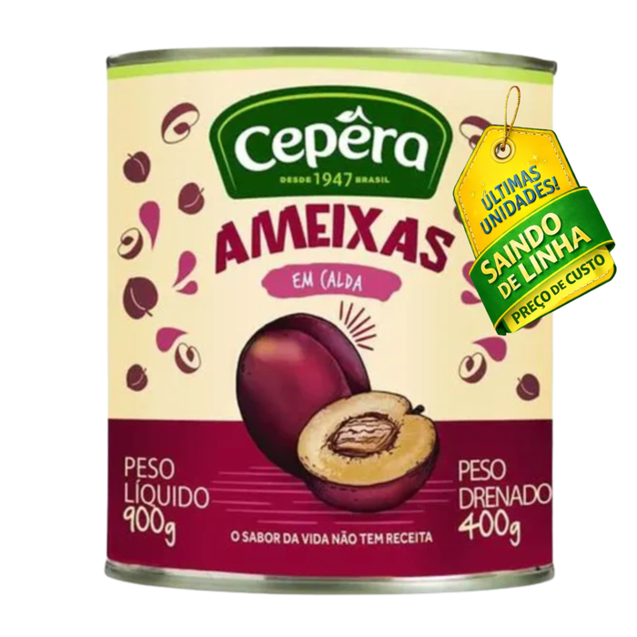 Cepera Ameixa Inteira em Calda 400g