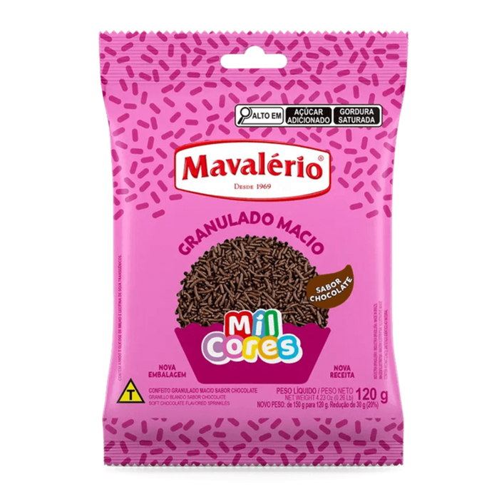 Mavalério Chocolate Granulado Macio 120g