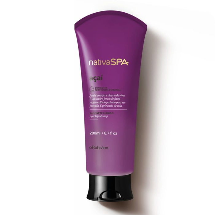 O Boticario Nativa SPA Acai Sabonete Liquido Corporal 200ml