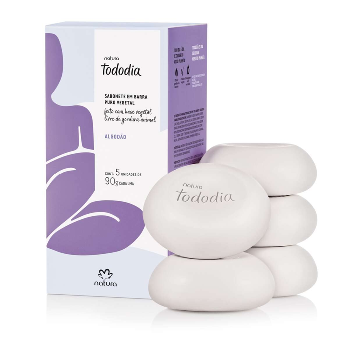 NATURA Tododia Algodao Sabonete em Barra 475g