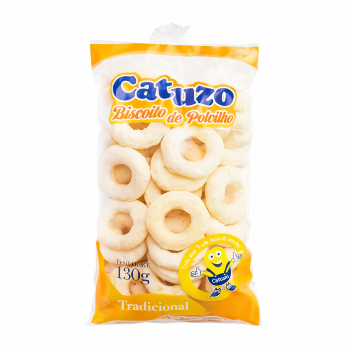 Catuzo Biscoito de Polvilho Tradicional Argola 130g