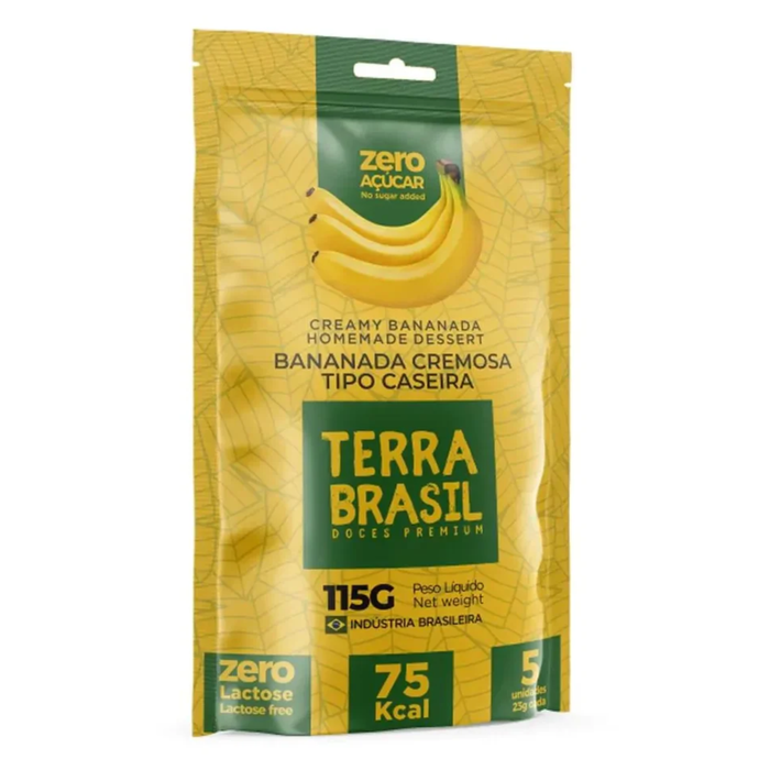 Terra Brasil Bananada Cremosa Zero Acucar 115g