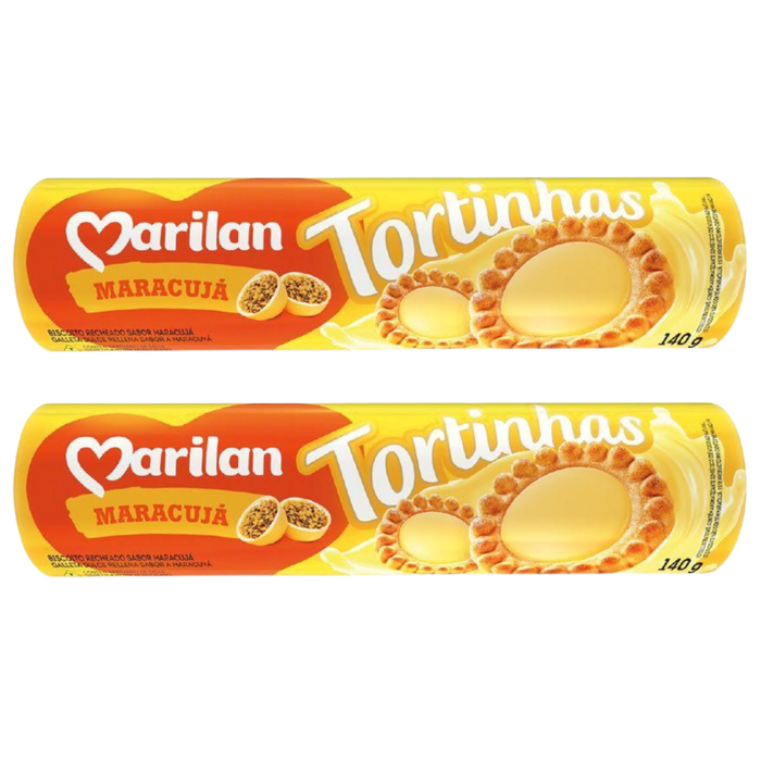 Marilan Tortinhas Maracuja 140g - 2 Unidades