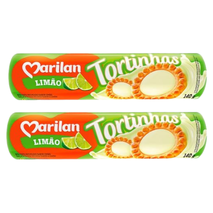 Marilan Tortinhas Limao 140G - 2 Unidades