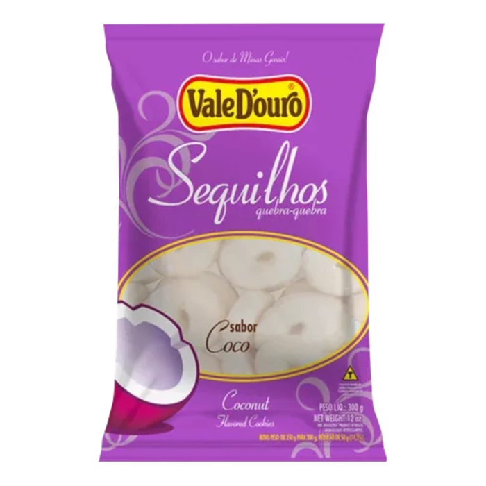 Vale D'ouro Biscoito Sequilho Coco 300g