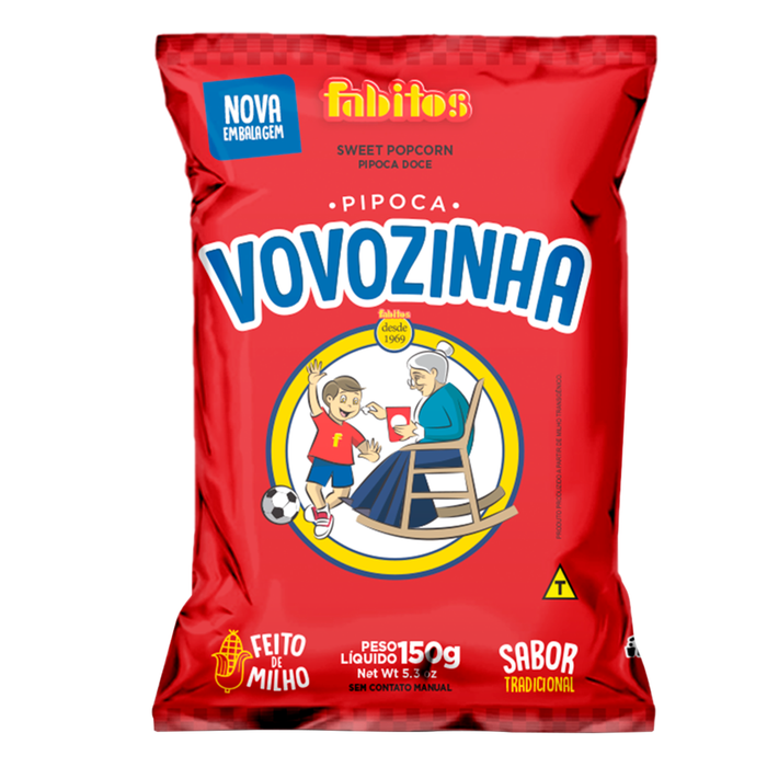Fabitos Pipoca Doce Vovozinha 150g