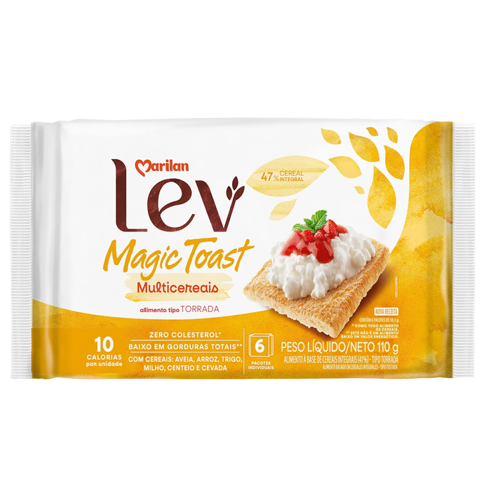 Marilan Lev Magic Toast Torrada Multicereais 110G