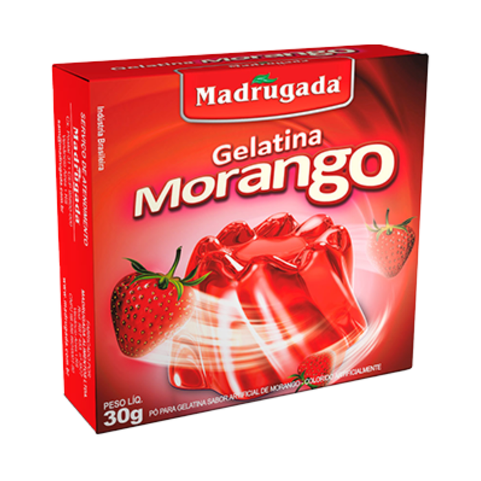 Madrugada Gelatina Morango 85g