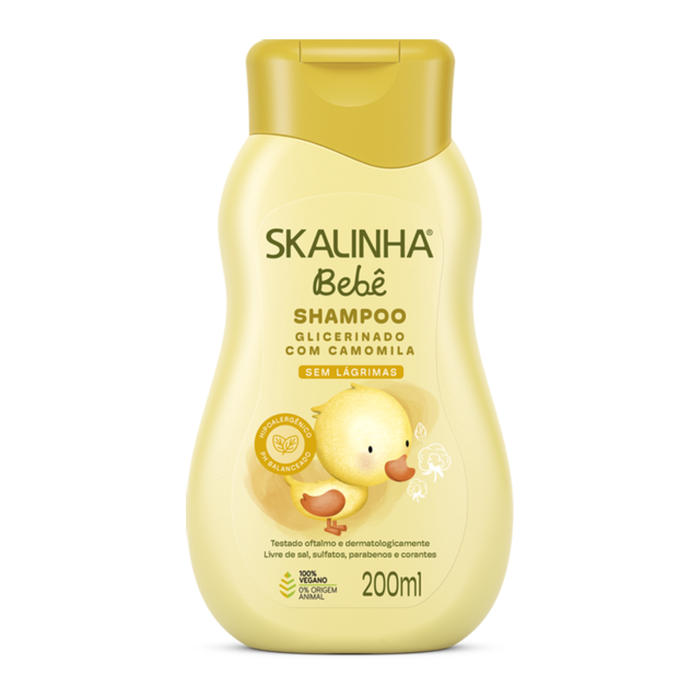 Skalinha Bebê Glicerina Shampo Camomila 200ml