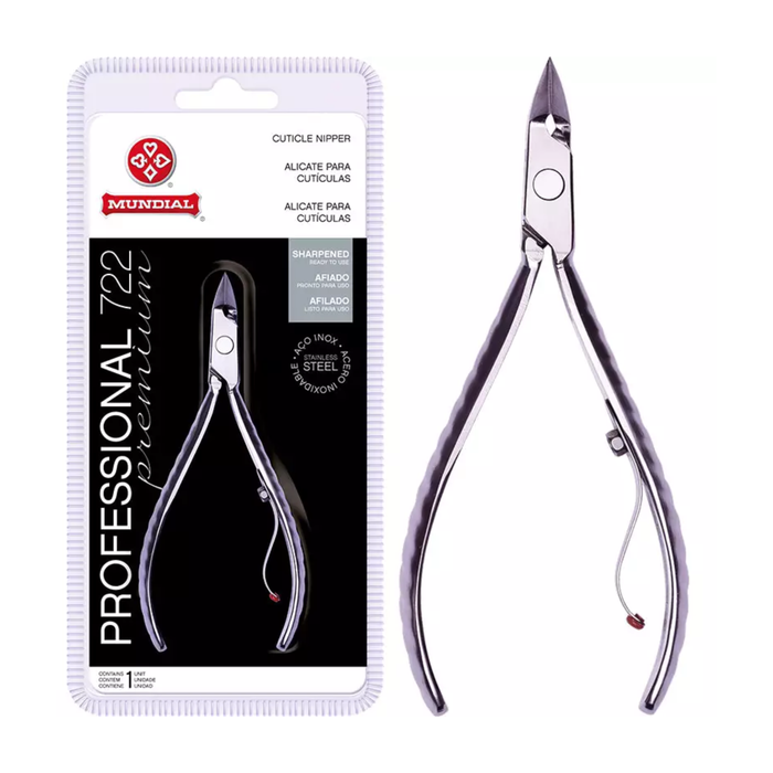 Mundial Alicate p/ Cuticulas Profissional 722 Premium