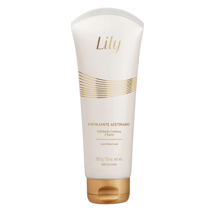 O Boticario Lily Satin Velvet Body Scrub 200ml