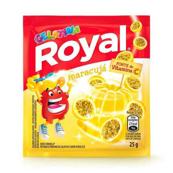 Royal Gelatina Sabor Maracuja 25g