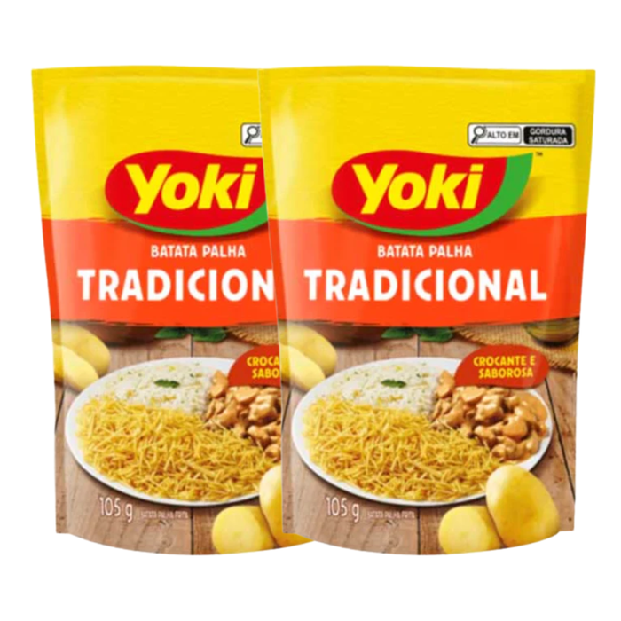 Yoki Batata Palha Tradicional 105g - 2 Un.