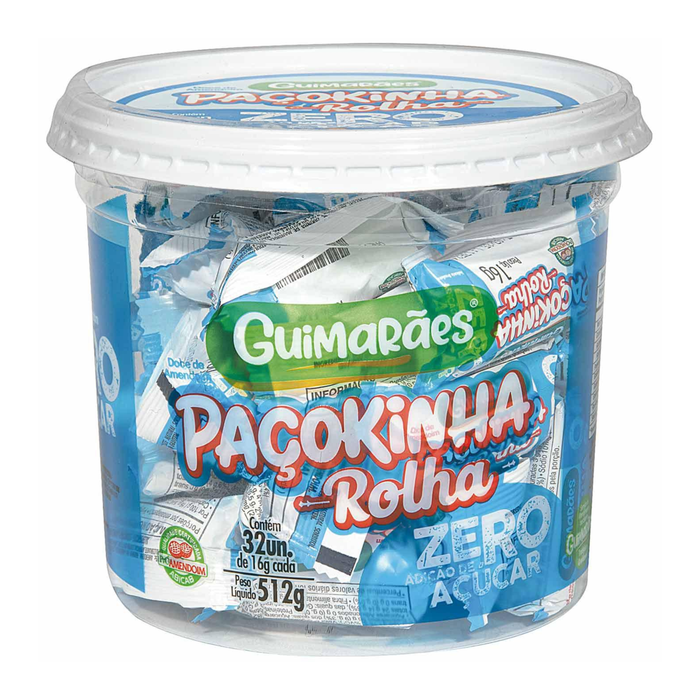 Guimaraes Pacoca Rolha Zero Pote 512g