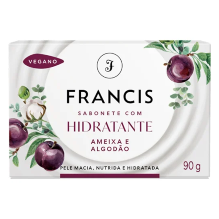 Francis Sabonete Ameixa e Algodao 90g
