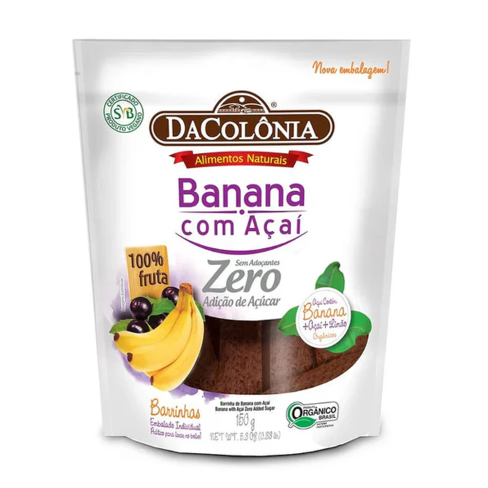 Da Colônia Banana c/ Açaí Zero Açucar 150g