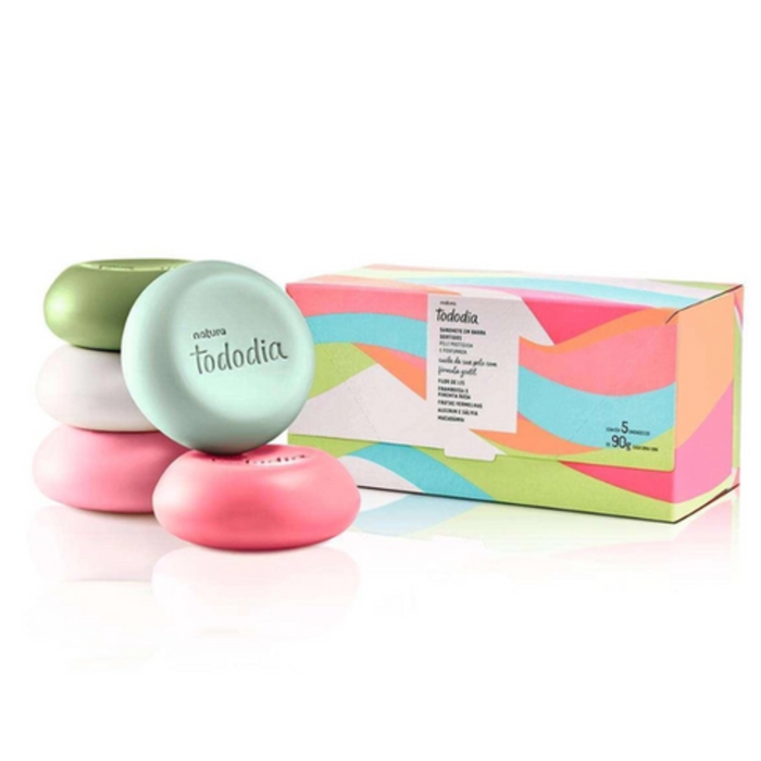 NATURA Todo Dia Sabonete Barra Sortido (5 Un 90g)