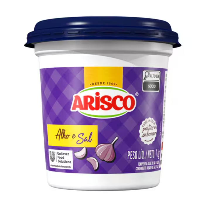 Arisco Tempero Alho e Sal 1Kg