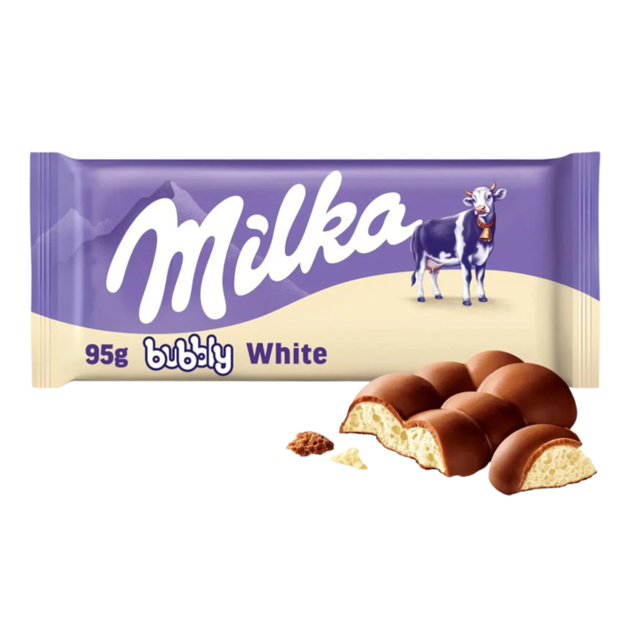 Milka Aerado Chocolate Branco 95g