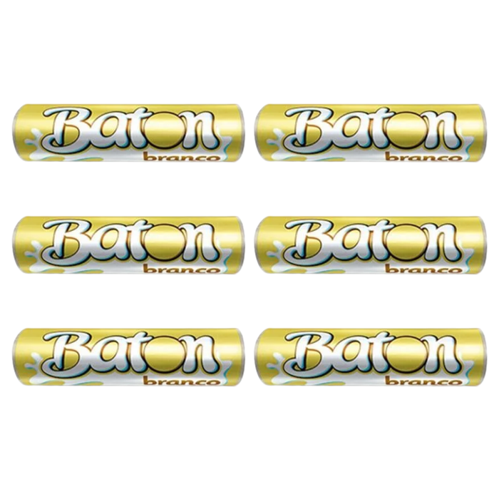 Garoto Baton Branco 16g - 6 Unidades