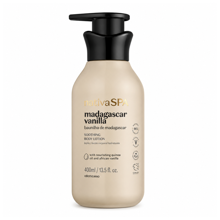 O Boticario Nativa Spa Hidratante Corporal Madagscar Vanilla 400ml