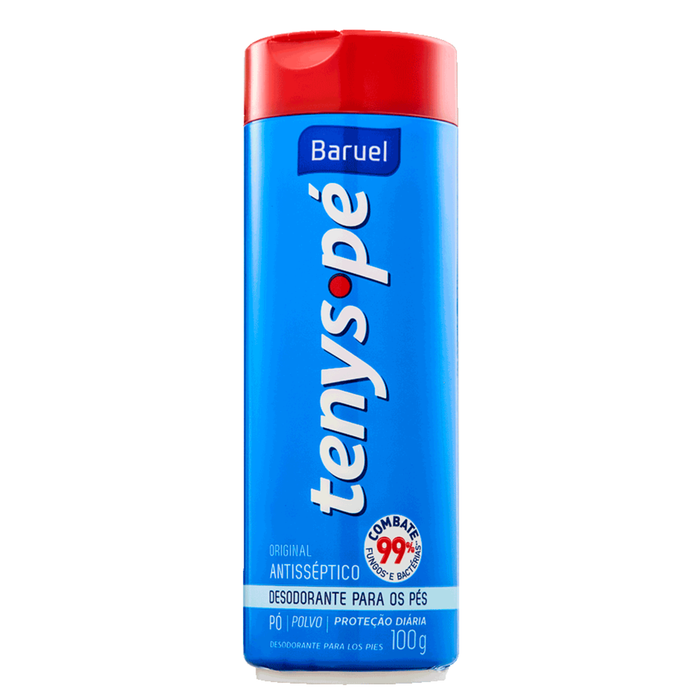 Tenys Pé Baruel Talco Desodorante para os Pés Pó Original 100g