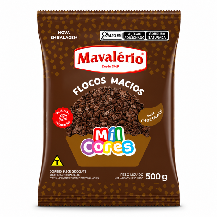 Mavalerio Flocos de Chocolate 500g