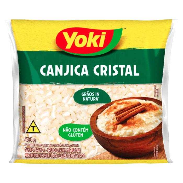 Yoki Canjica Branca Cristal 400g