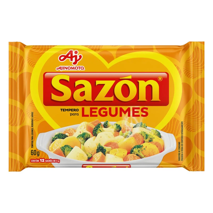Sazon Tempero Legumes Amarelo 60g