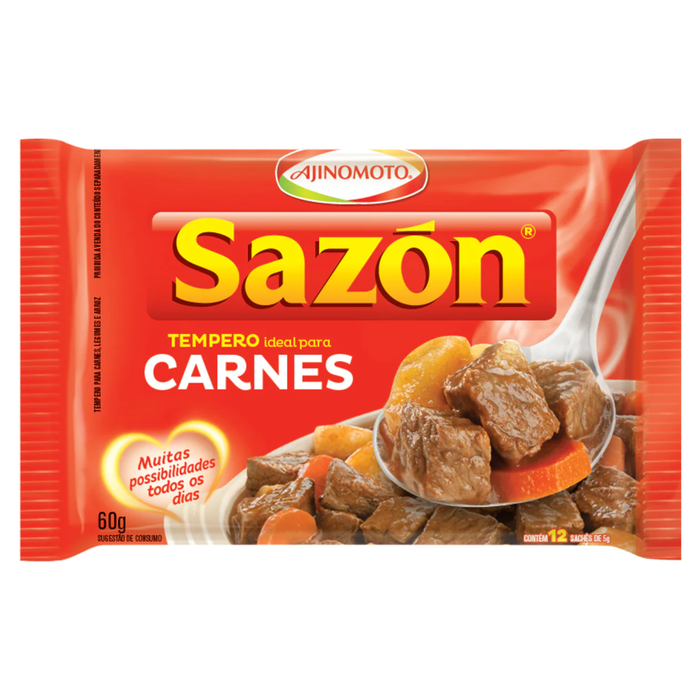 Sazon Tempero para Carnes Vermelho 60g