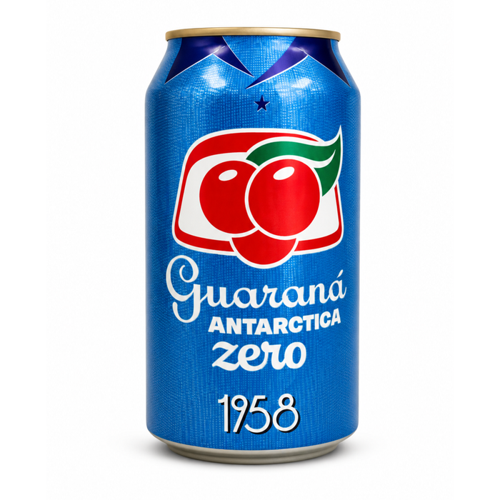 Antarctica Guaraná ZERO Lata 350ml