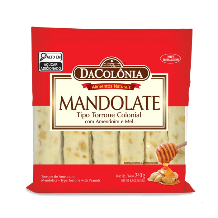 Da Colonia Mandolate Colonial Torrone 240g