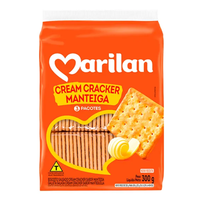 Marilan Cream Cracker Manteiga 300g