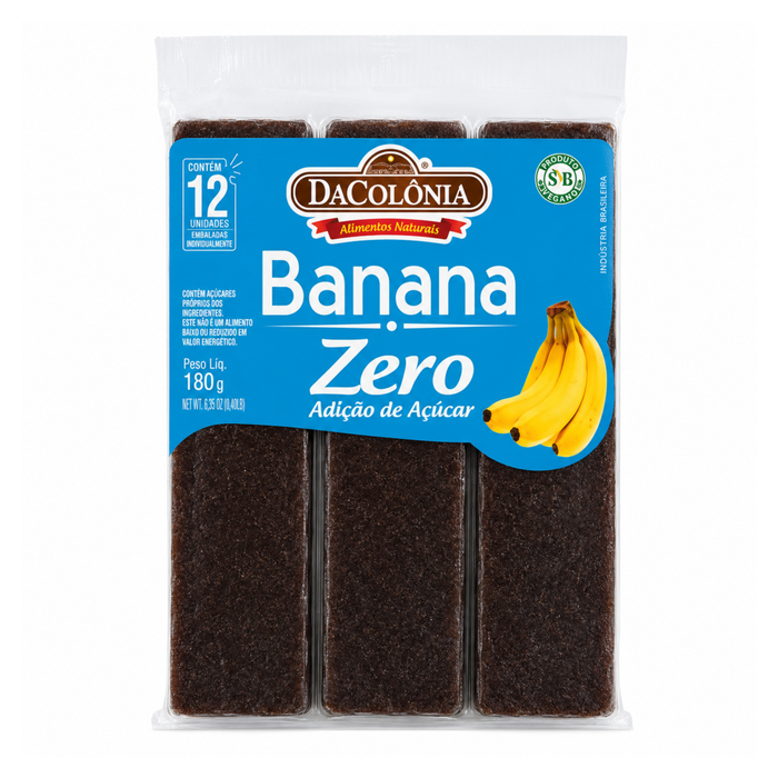 Da Colonia Doce de Banana ZERO Acucar 180g