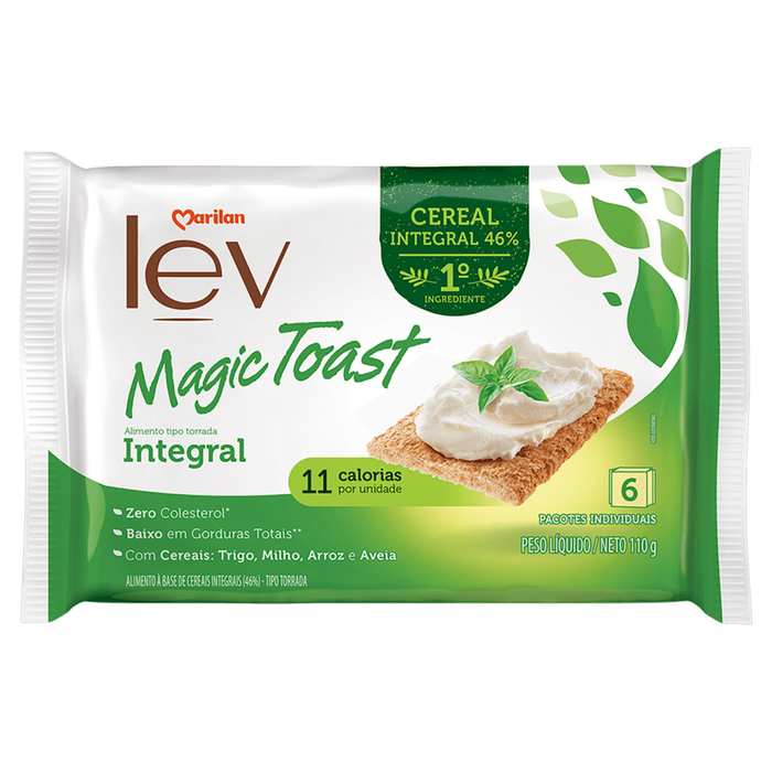 Marilan Magic Toast Lev Torrada Integral 110g