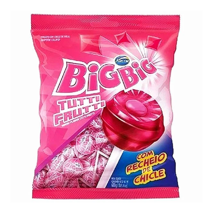 Arcor Big Big Pirulito Tutti-Frutti 500g