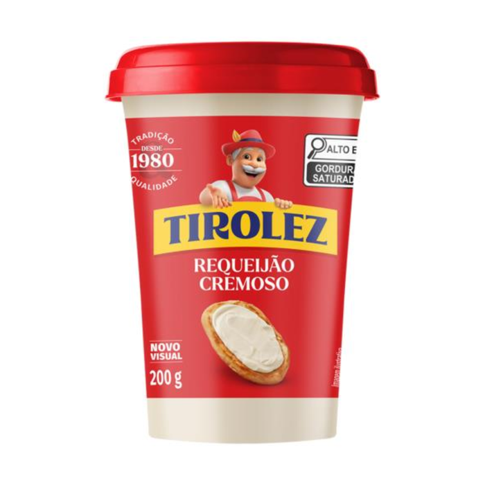 Tirolez  Requeijao Cremoso Copo Tradicional 200g