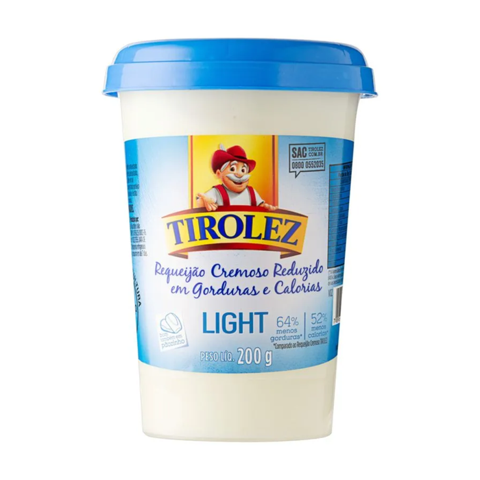 Tirolez  Requeijao Cremoso Copo Light 200g