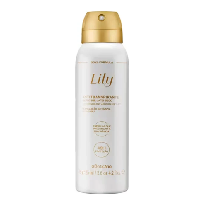 O Boticario Lily Desodorante Antitranspirante Aerosol 125ml