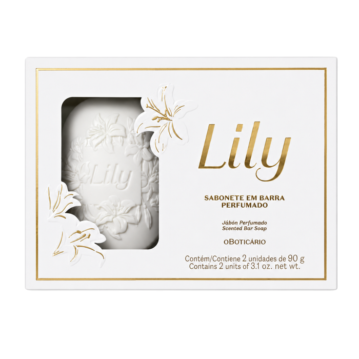 O Boticario Lily Sabonete Barra 2x90g