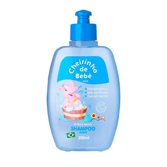 Cheirinho de Bebe Shampoo Blue 210ml