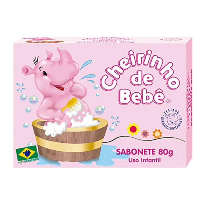 Cheirinho de Bebe Sabonete Rosa 80g