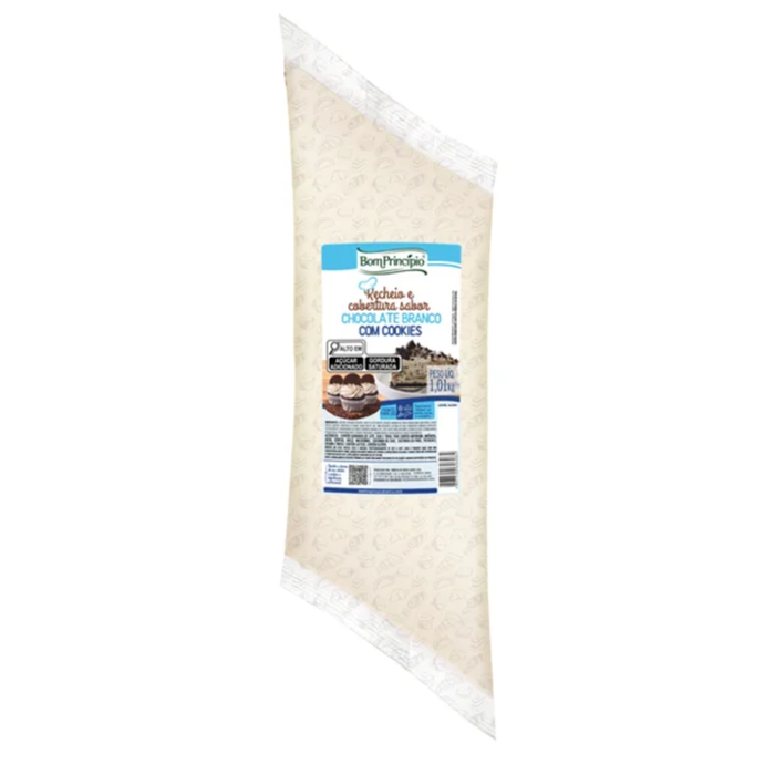 Bom Principio Recheio Forneavel Chocolate Branco 1.01Kg
