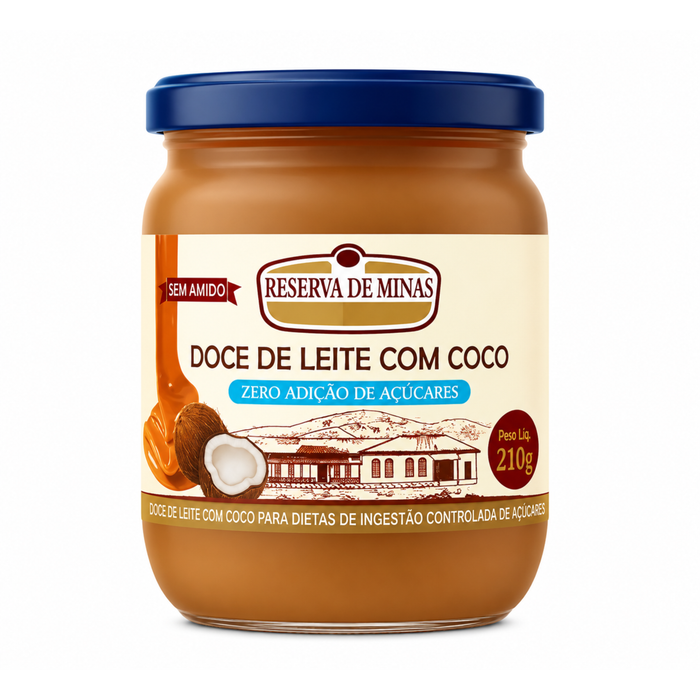 Reserva de Minas Doce de Leire c/ Coco ZERO Acucar 210g
