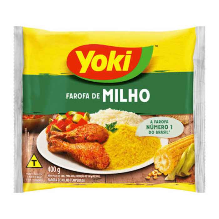 Yoki Farofa Milho Temperada 400g