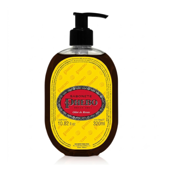 Phebo Sabonete Liquido Odor de Rosas 350ml