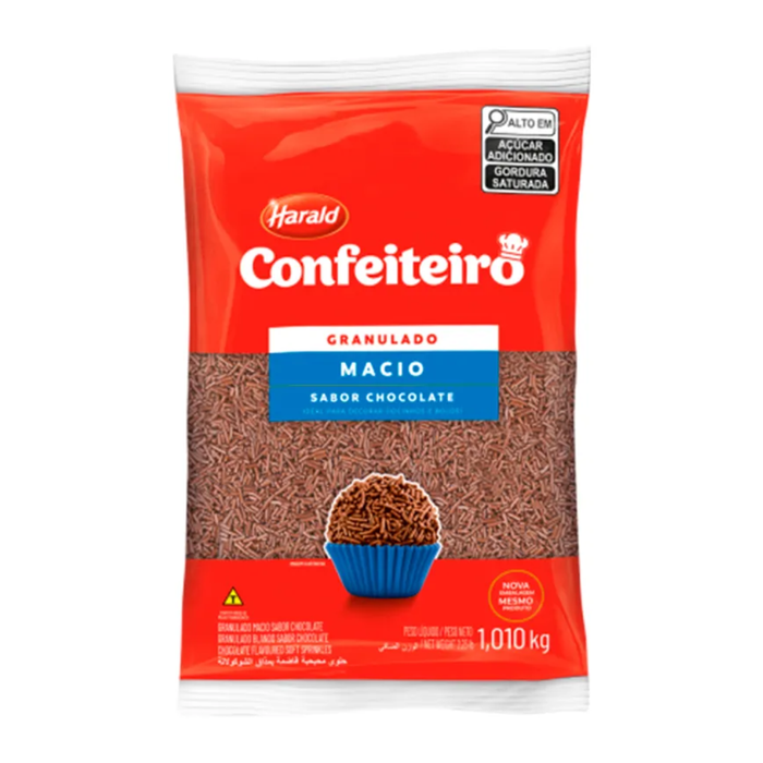 Harald Granulado Macio Confeiteiro Chocolate 1.010kg